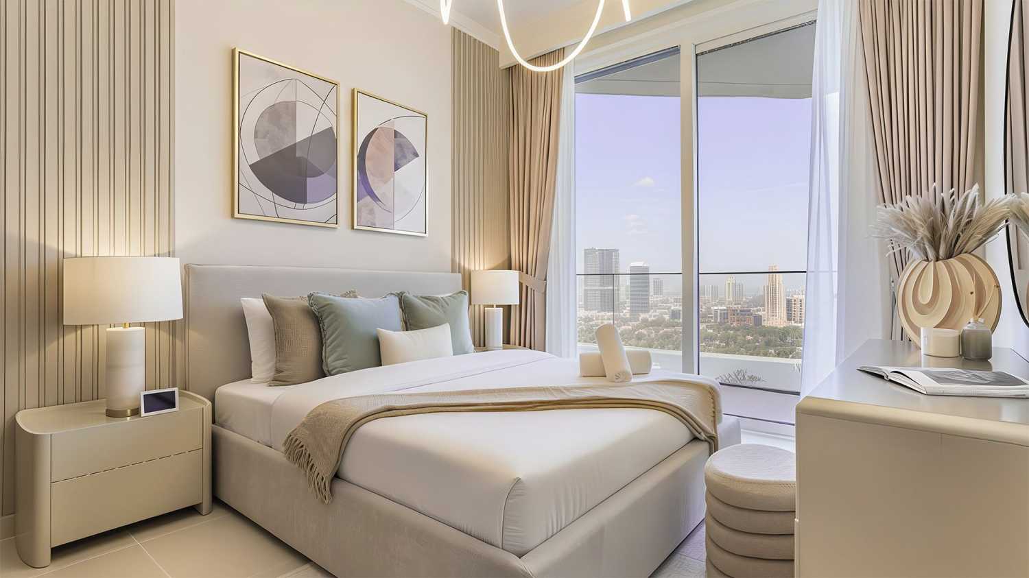 апартаменты с 3-мя спальнями-1-2