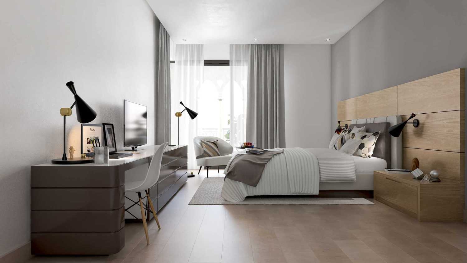 апартаменты с 1-й спальней-0-2