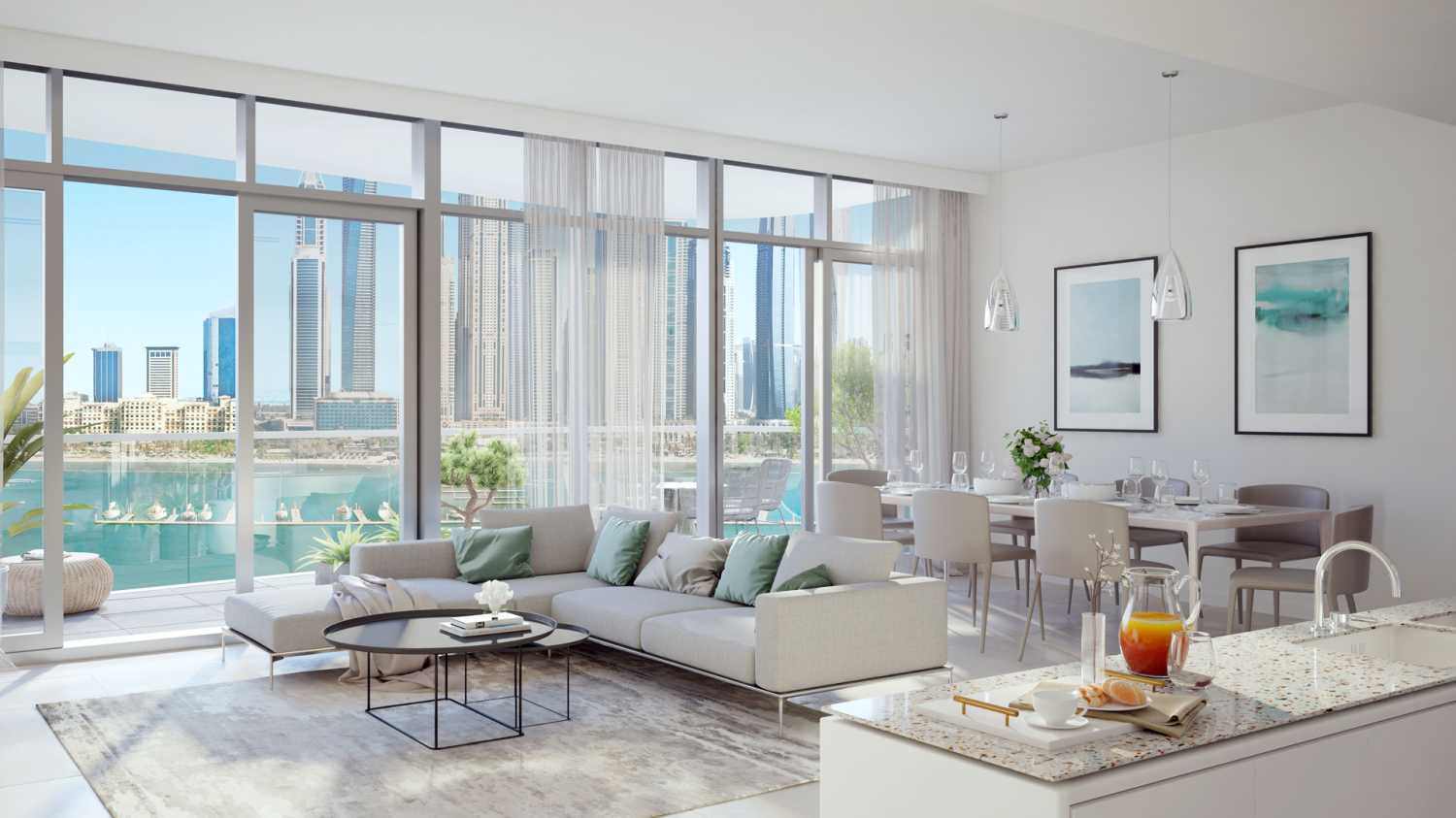 апартаменты с 1-й спальней-1-4