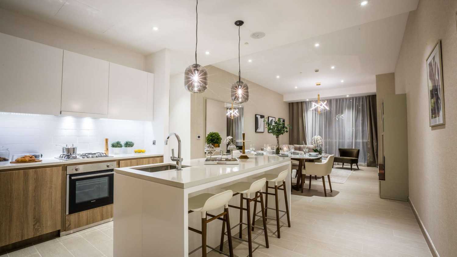 апартаменты с 3-мя спальнями-1-2