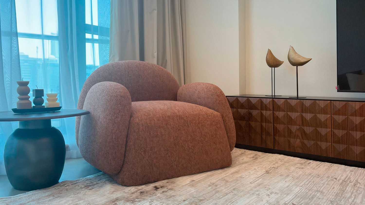 апартаменты с 2 спальнями-3-6