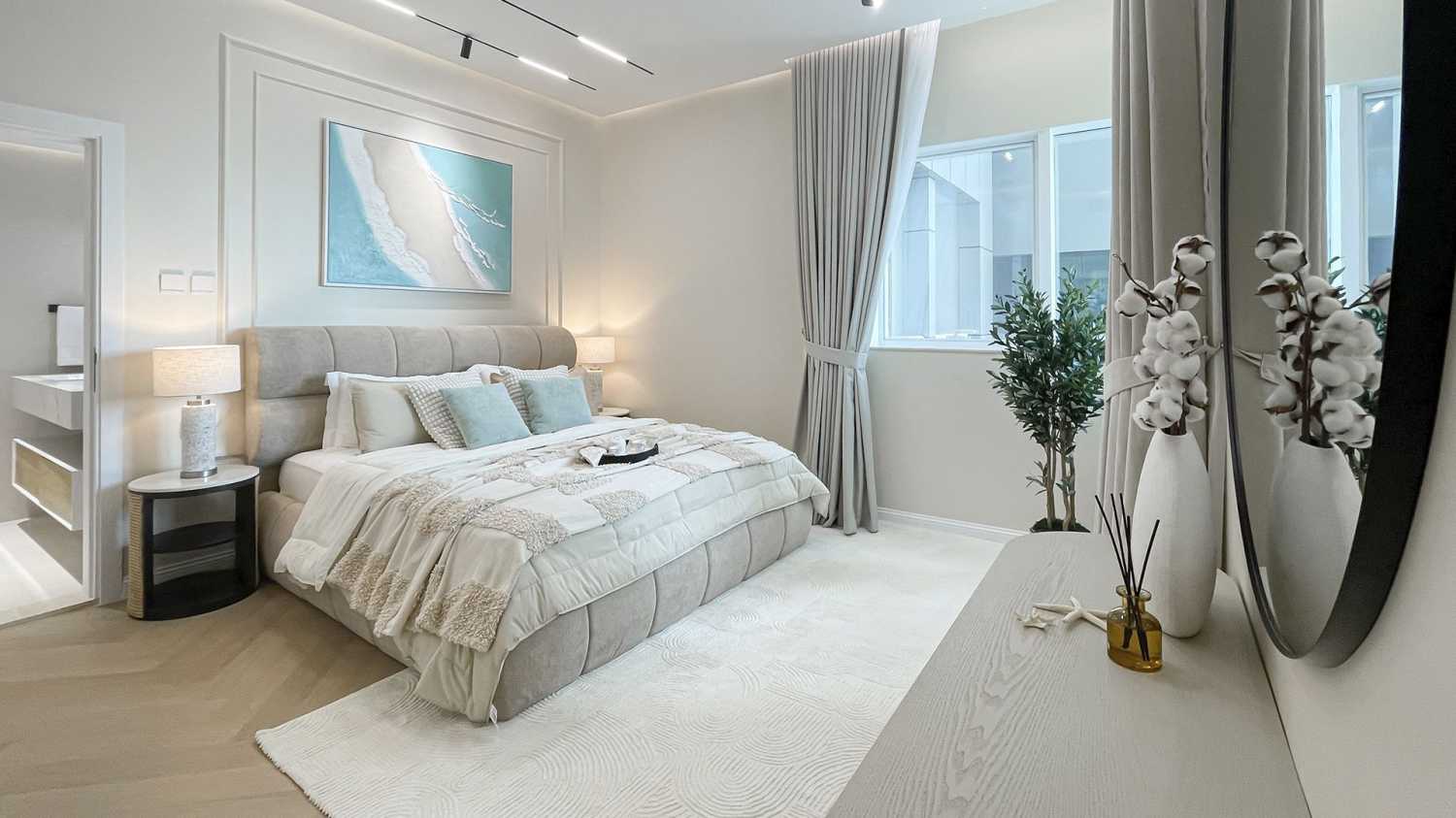 апартаменты с 2-мя спальнями-1-2